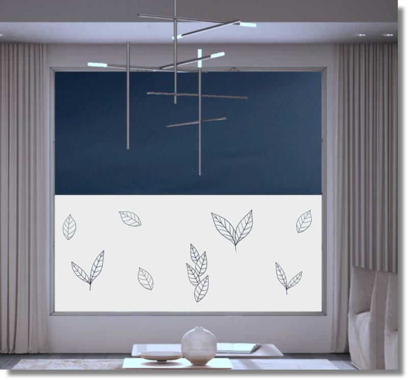 Fensterfolie Blatt